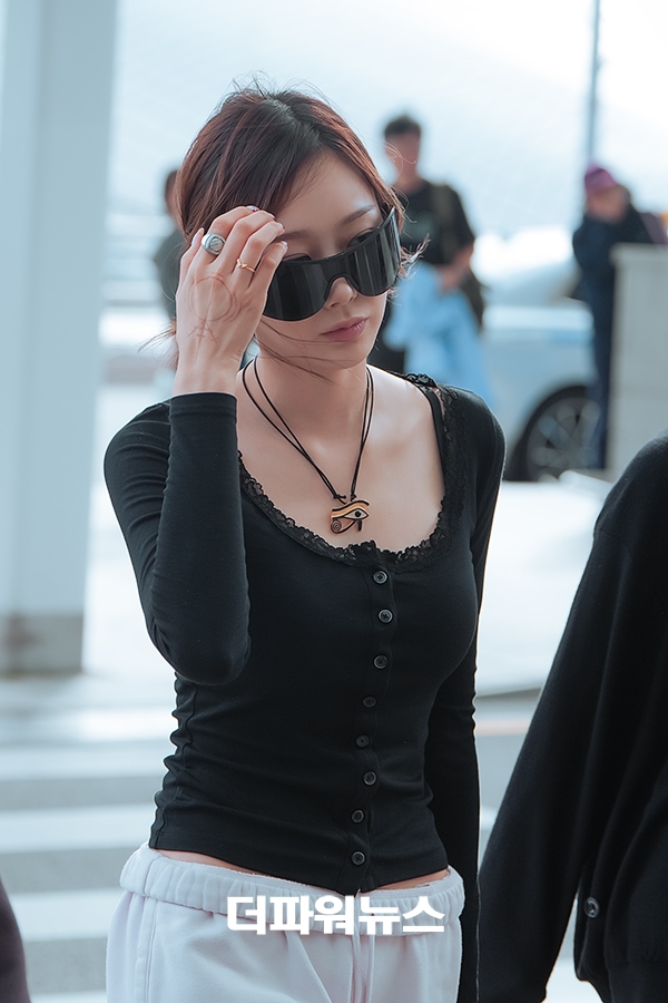에스파 지젤, 인천국제공항 출국
