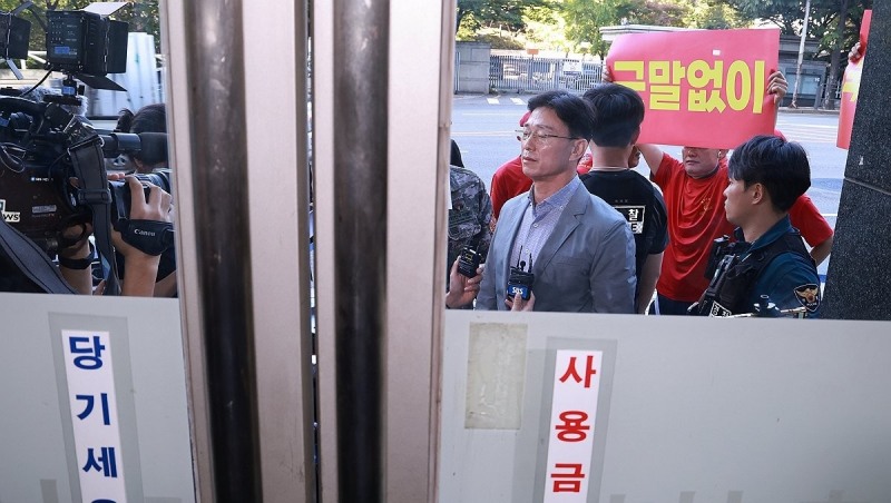 순직해병특검 출입 막힌 임성근 전 사단장(사진=연합뉴스)