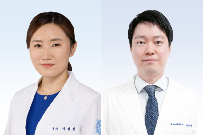 분당서울대병원 혈액종양내과 서경진 교수(왼쪽), 방사선종양학과 전승혁 교수(오른쪽). 사진=분당서울대병원