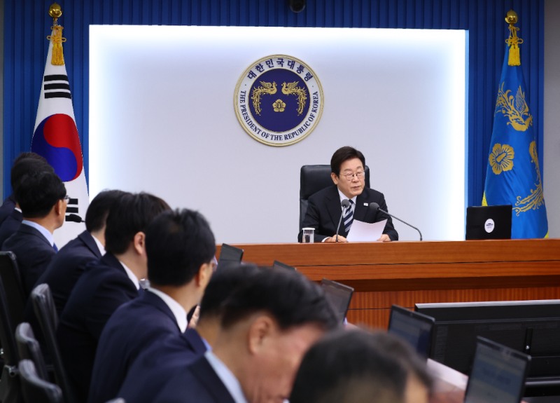 이재명 대통령, 수석보좌관회의 발언(사진=연합뉴스)