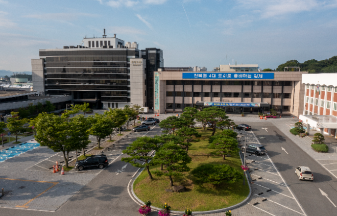 ▲김제시청 전경(김제시 제공)