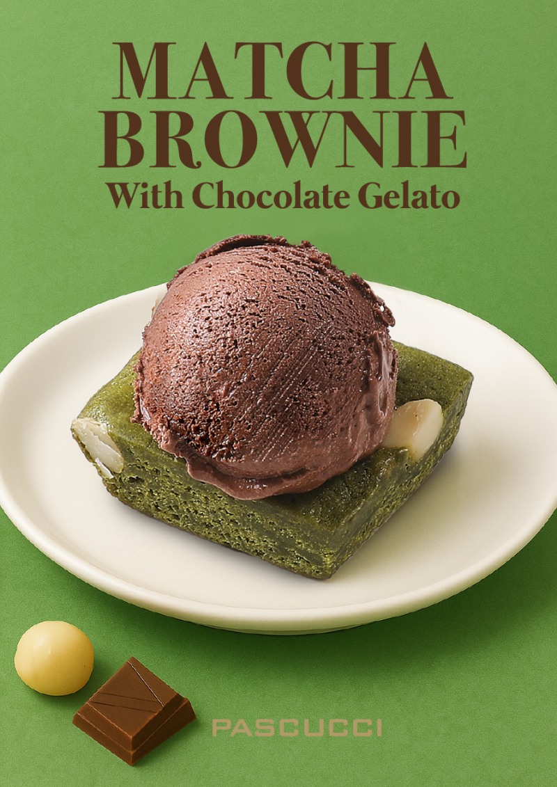파스쿠찌, 말차 브라우니 신제품 출시