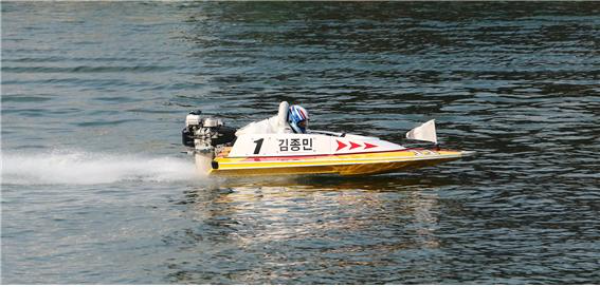 김종민(2기, B2)이 지난 16일 한국 경정 최초로 개인 통산 600승 고지를 점령했다.(사진=국민체육진흥공단)