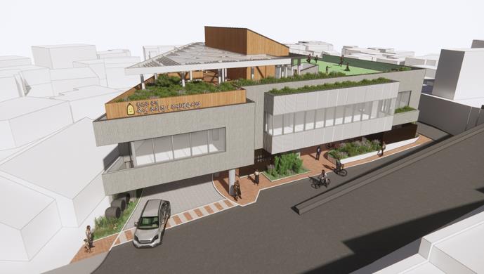 12월 준공 예정인 옥인동 공영주차장 및 체육시설