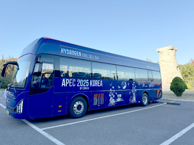 SK이노베이션, APEC CEO 서밋 행사 참가자 위한 수소 셔틀버스 20대 운행 지원