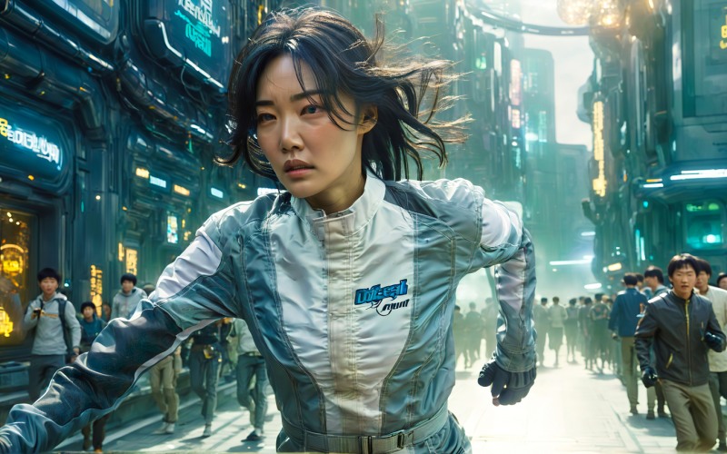 김아영, '딜리버리 댄서의 선: 인버스', 2024, 영상 스틸. ACC 제작지원. 사진=현대카드