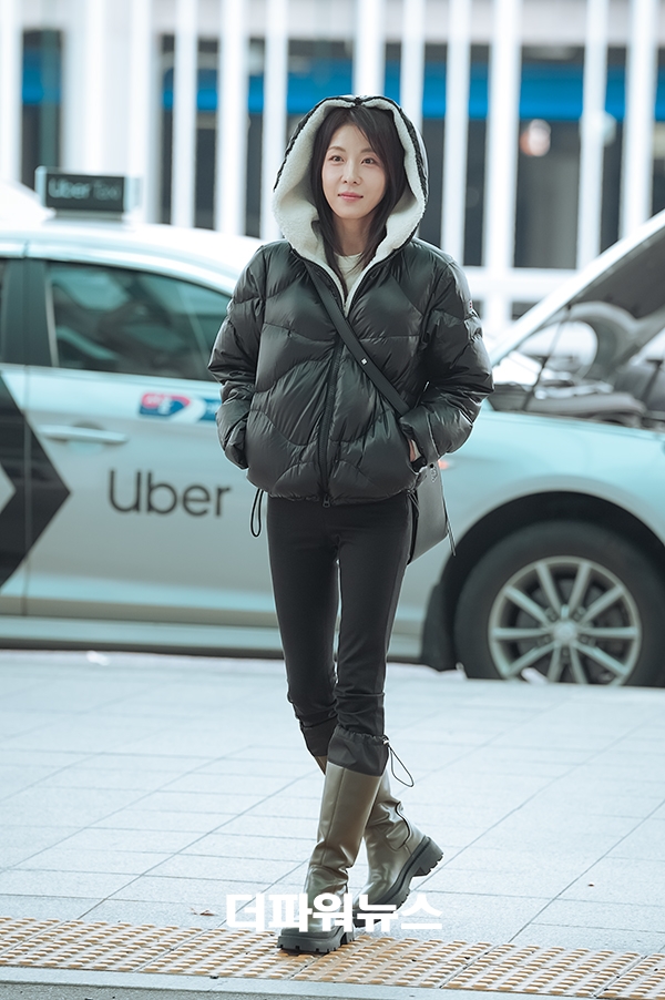 하지원, 인천국제공항 출국