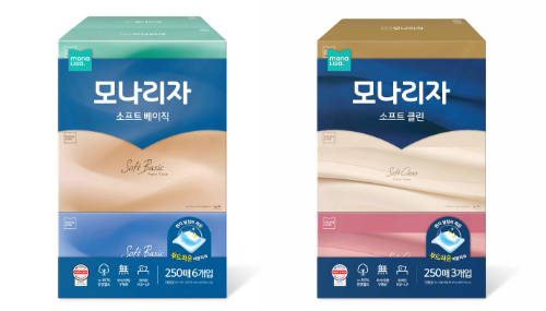 모나리자, ‘소프트 베이직·소프트 클린’ 미용티슈 2종 출시