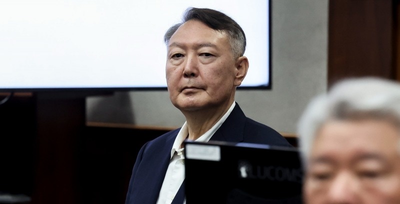 법정 출석한 윤석열(사진=연합뉴스)