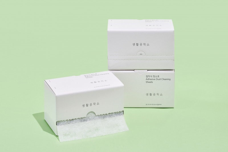 생활공작소, 점착력 강화된 청소포 신제품 출시