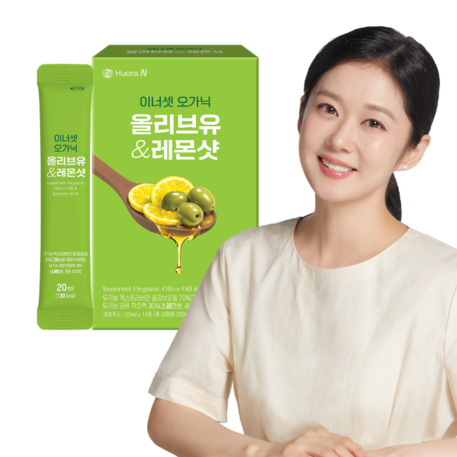 휴온스엔, ‘이너셋 오가닉 올리브유&레몬샷’ 출시