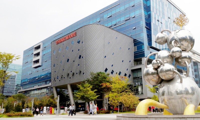 팅크웨어 본사 전경.