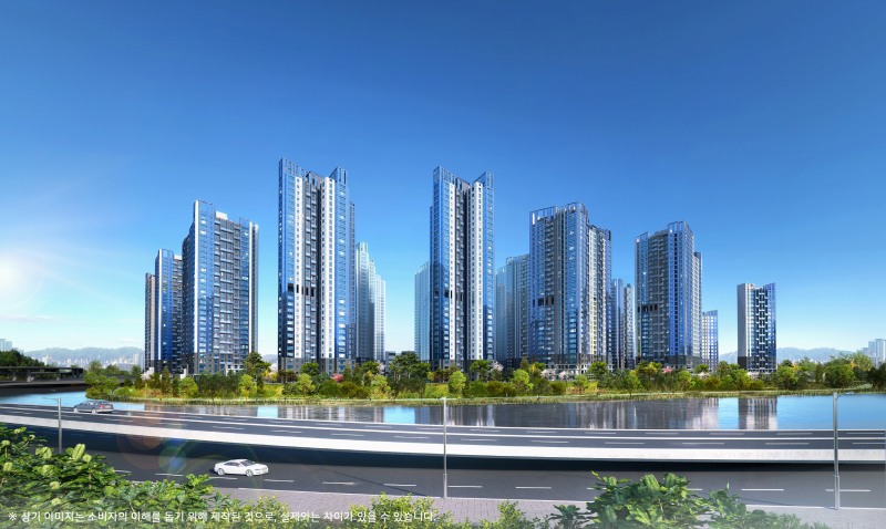 반포 래미안 트리니원 주경투시도.