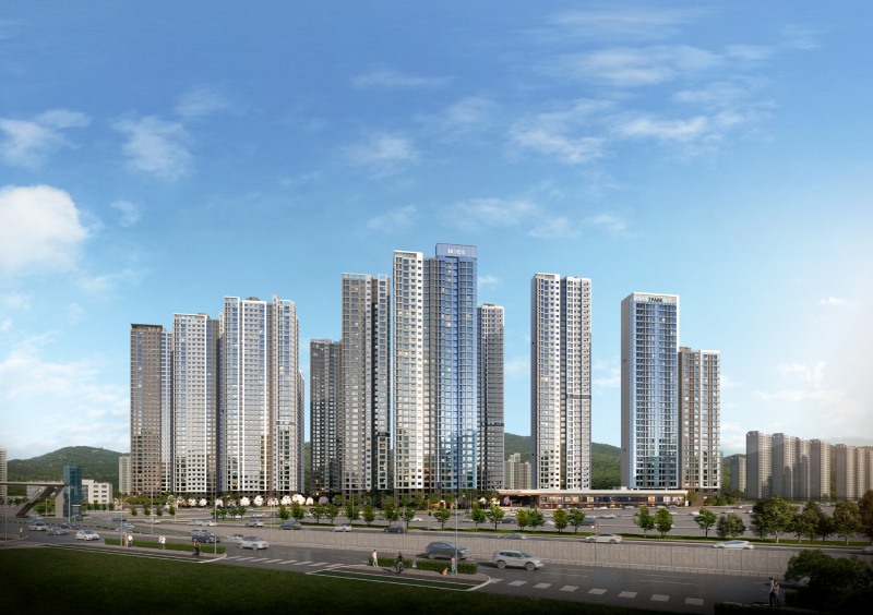 의왕시청역 SK뷰 아이파크 투시도.