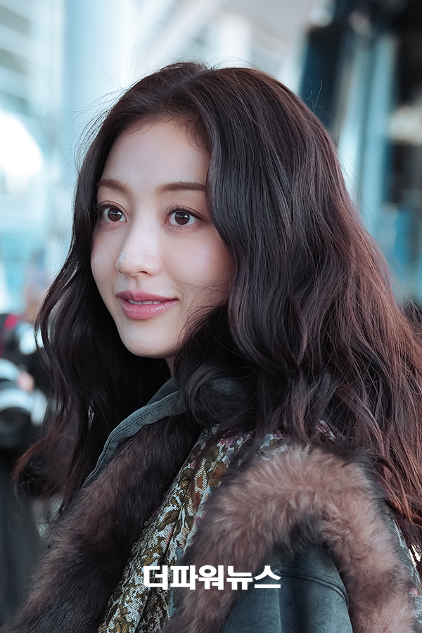 트와이스 지효, 인천국제공항 출국