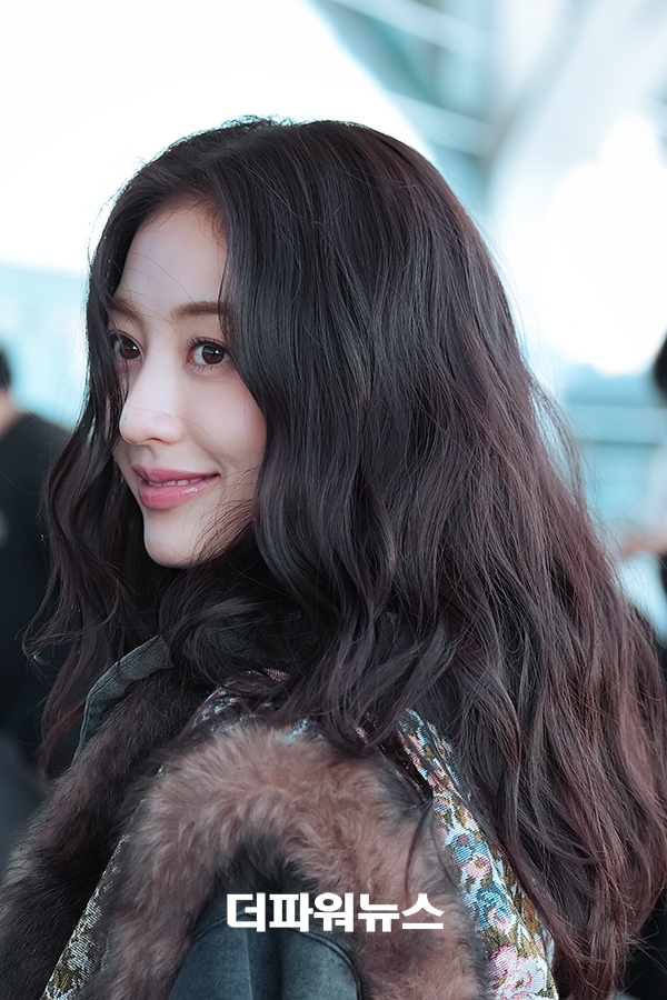 트와이스 지효, 인천국제공항 출국