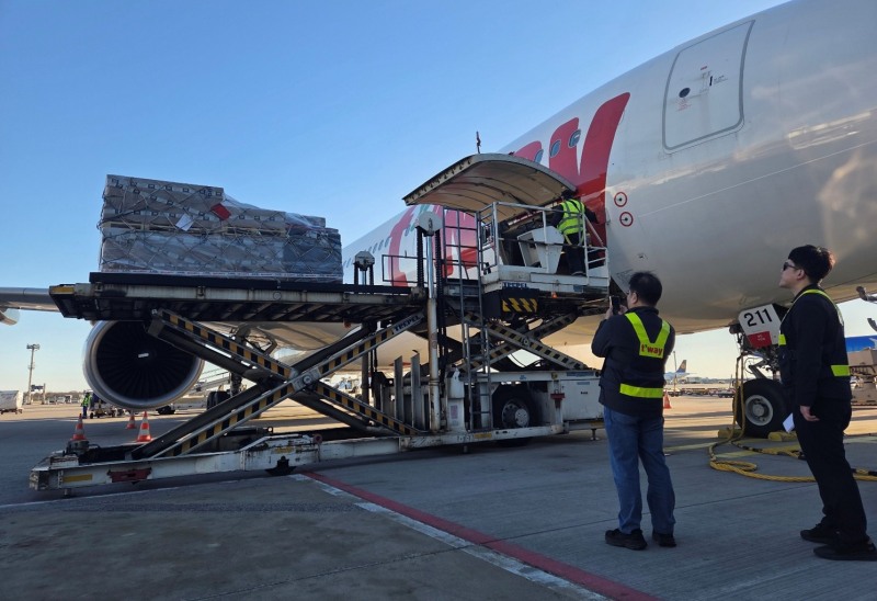 티웨이항공, 2025년 3분기 화물 운송량 1만1천톤 돌파