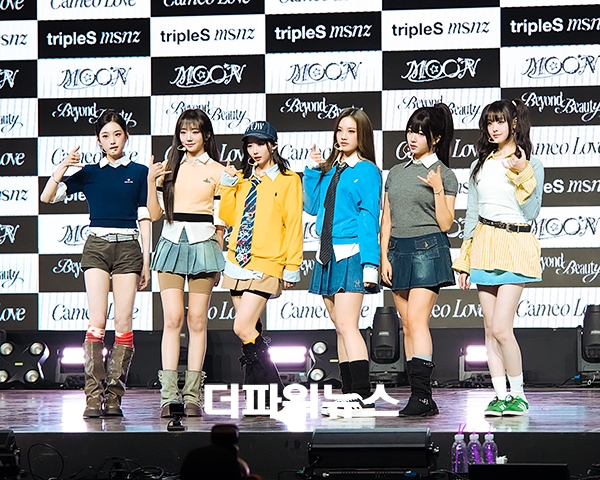 트리플에스 문, 미소녀즈(msnz)의 앨범 'Beyond Beauty' 쇼케이스