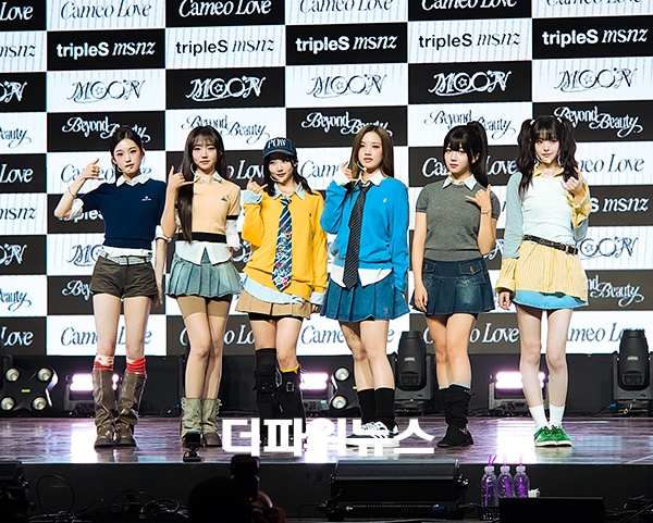 트리플에스 문, 미소녀즈(msnz)의 앨범 'Beyond Beauty' 쇼케이스