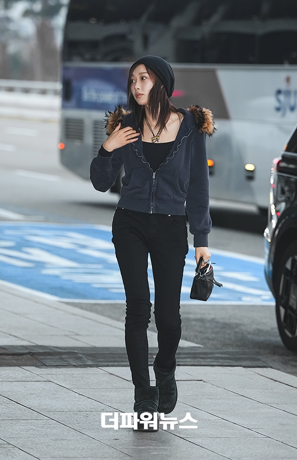 에스파 지젤, 김포국제공항 출국