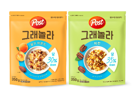 동서식품, 당 함량 낮춘 그래놀라 신제품 2종 출시