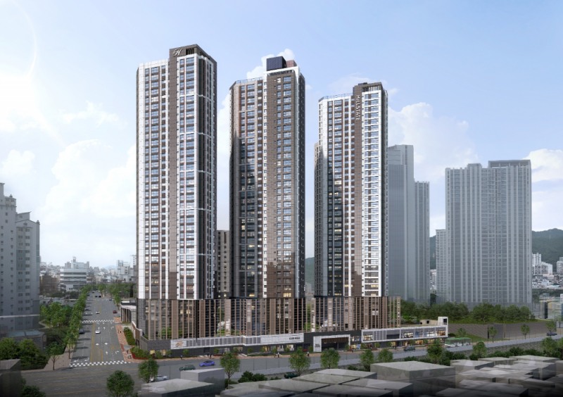 힐스테이트 가야 투시도.(사진=현대건설)