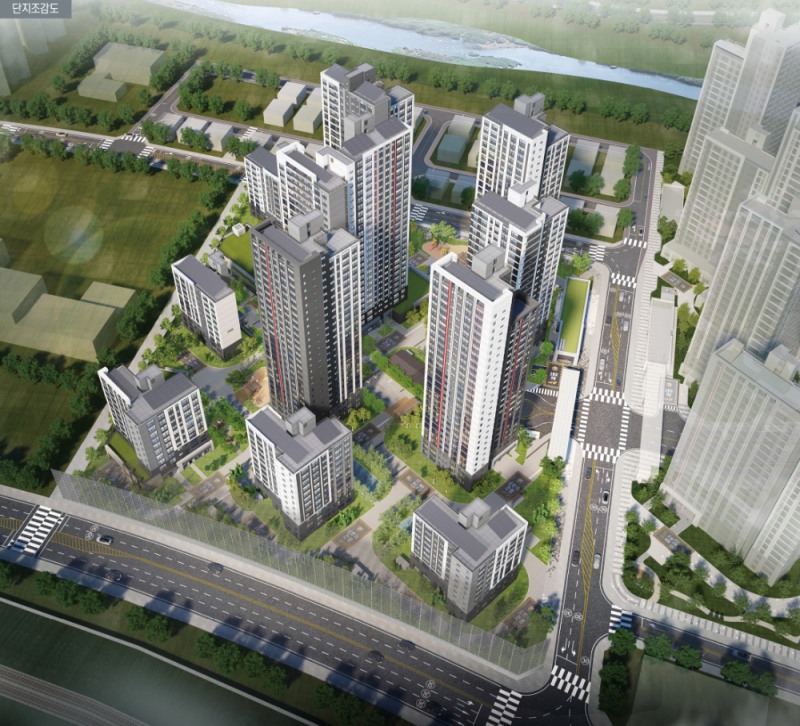 남양주왕숙 A-24블록(신혼) 단지조감도.(사진=LH)