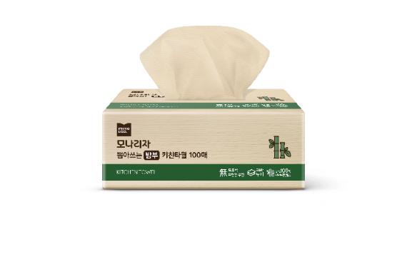 모나리자, 대나무 천연펄프 키친타월 신제품 출시