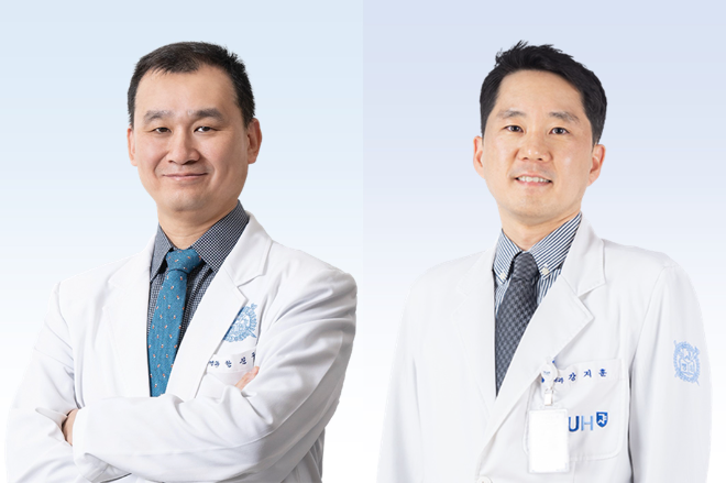 분당서울대병원 신경과 한문구 교수(좌), 강지훈 교수(우). 사진=분당서울대병원