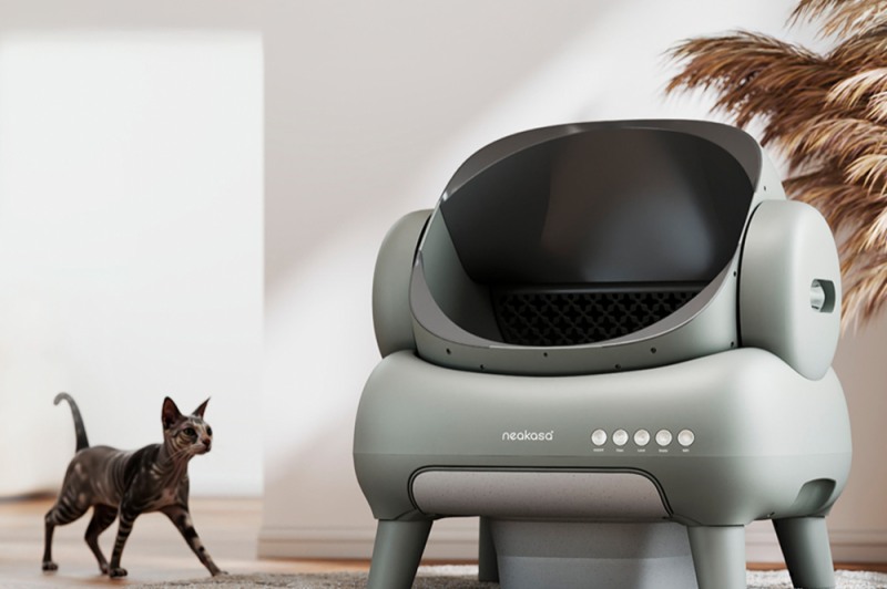 페테토 고양이 자동화장실 M1 플러스.(사진=코오롱글로벌)