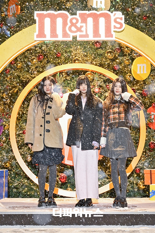 아일릿 민주-윤아-모카, 포토월 행사 사진제공/한국마즈(유)