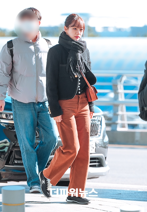 혜리, 인천국제공항 출국