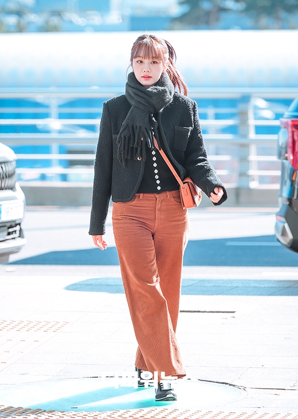 혜리, 인천국제공항 출국