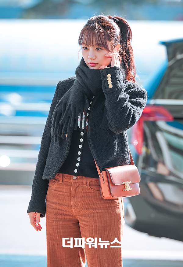 혜리, 인천국제공항 출국