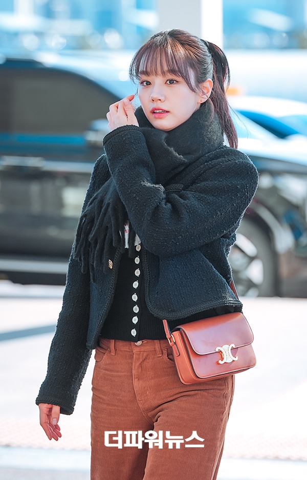 혜리, 인천국제공항 출국