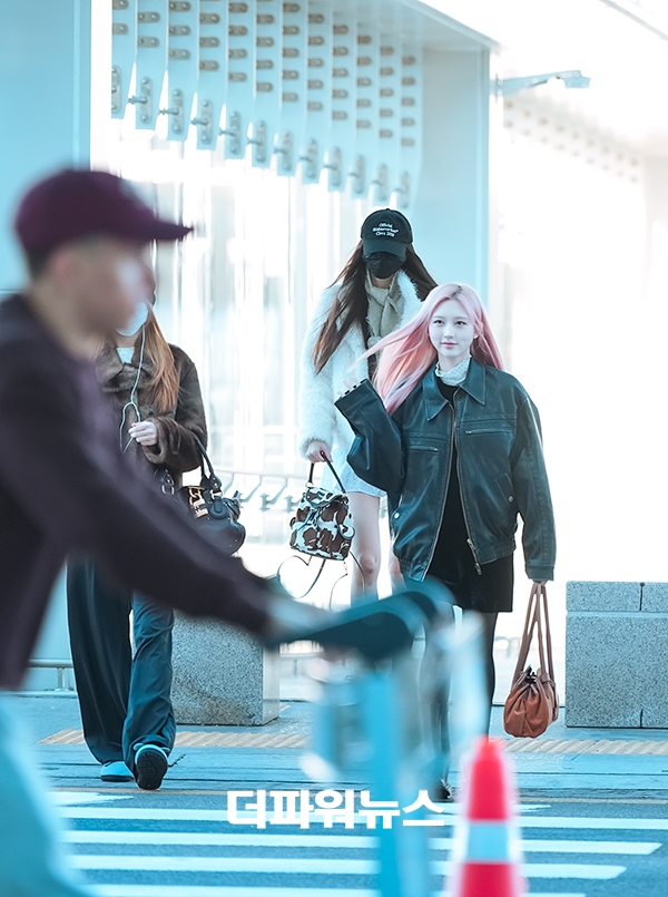 아이브 가을, 인천국제공항 출국