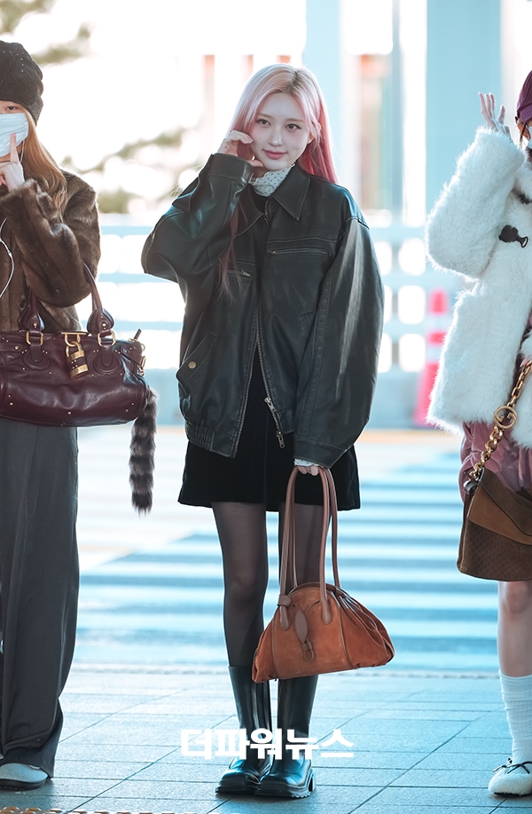 아이브 가을, 인천국제공항 출국