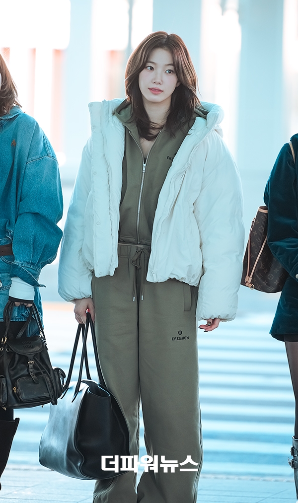 르세라핌 카즈하, 인천국제공항 출국