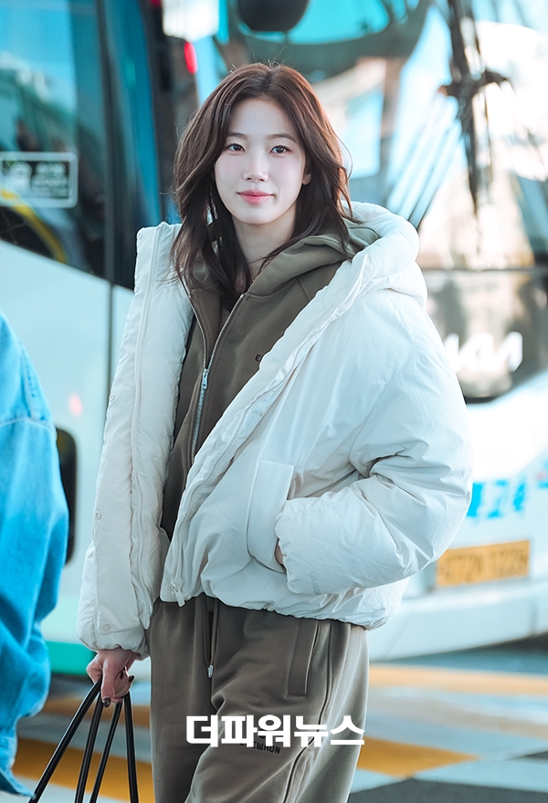 르세라핌 카즈하, 인천국제공항 출국