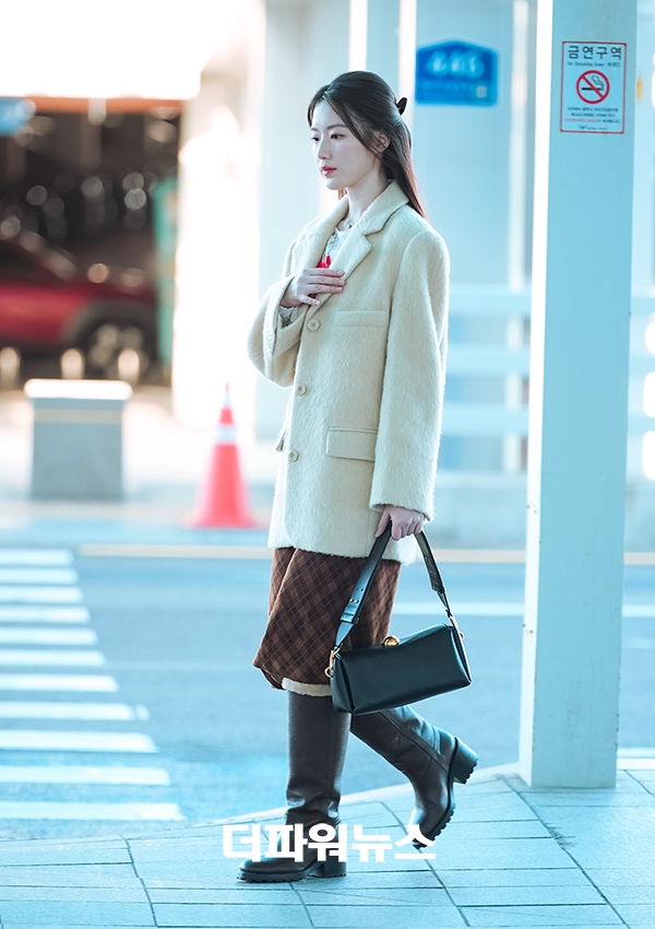 아이들 슈화, 인천국제공항 출국