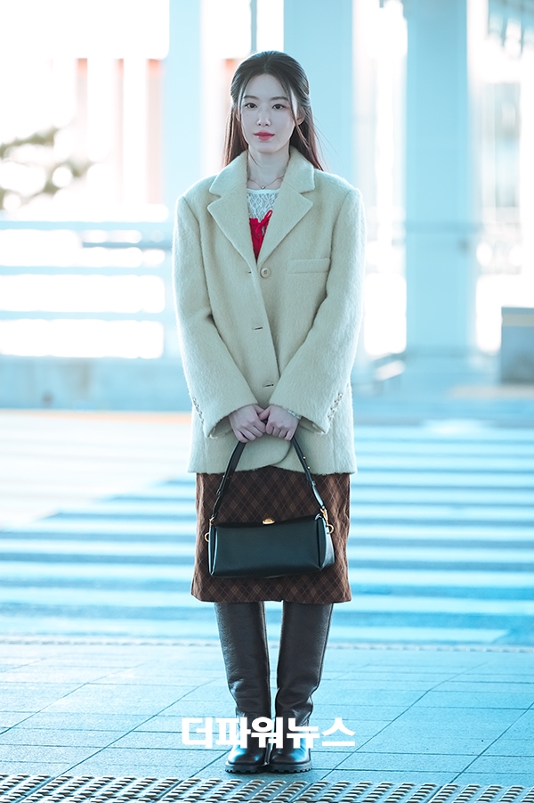 아이들 슈화, 인천국제공항 출국