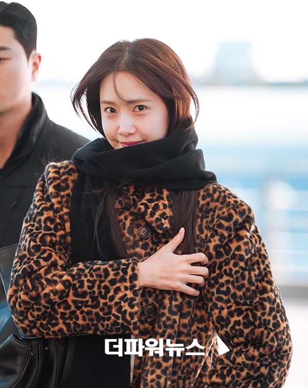 윤아, 인천국제공항 출국