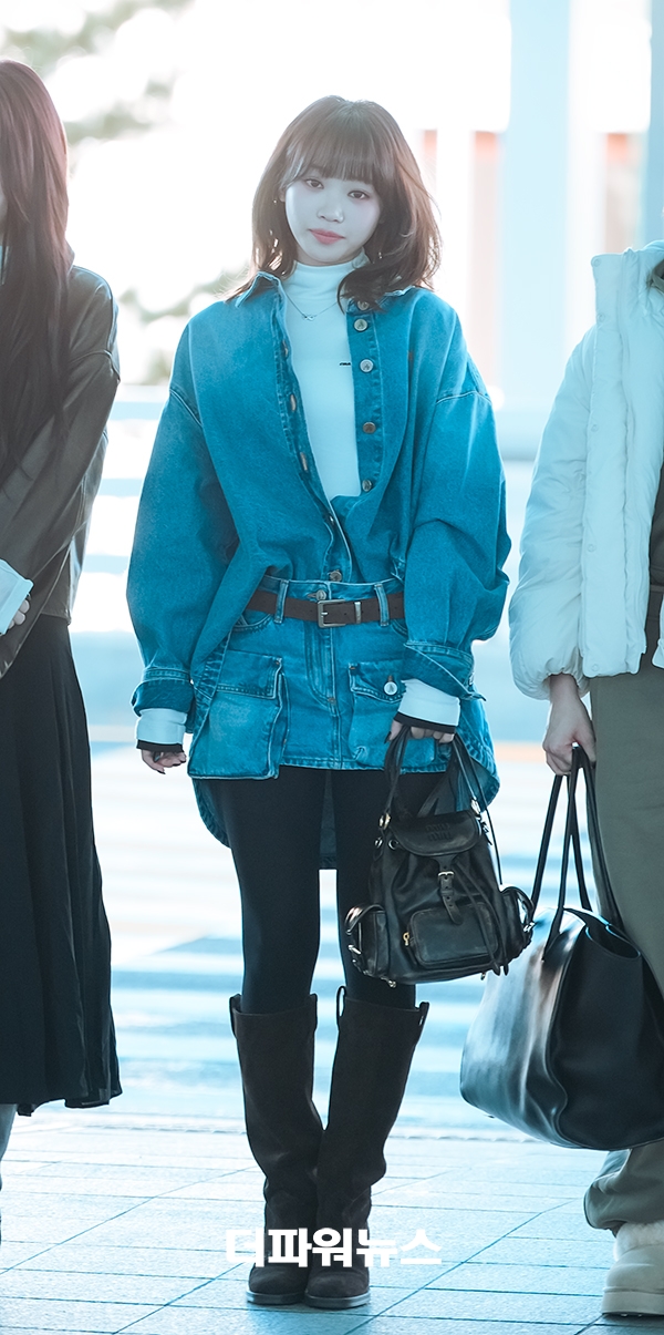 르세라핌 김채원, 인천국제공항 출국