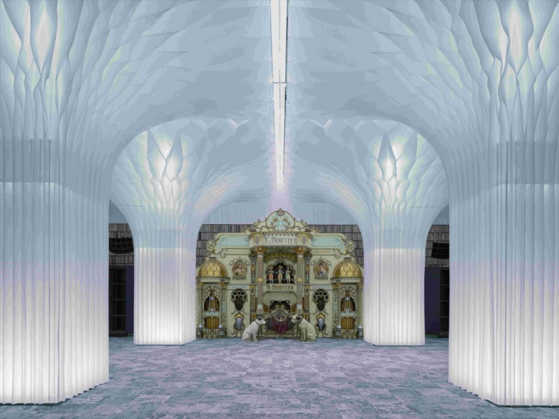 오디움 내부 전경(라운지) © Audeum Audio Museum, All Rights Reserved. (사진: 후카오 다이키)