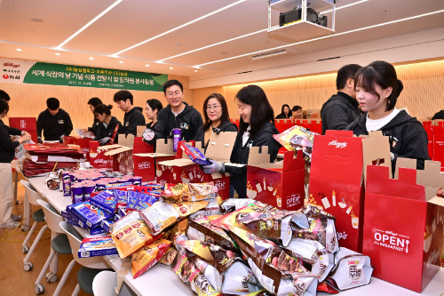 농심켈로그, 올해 120만 인분 식품 기부로 지역사회 나눔 지속