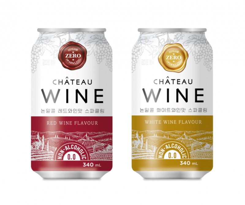 웅진식품, 논알콜 ‘샤토 와인 스파클링’ 출시