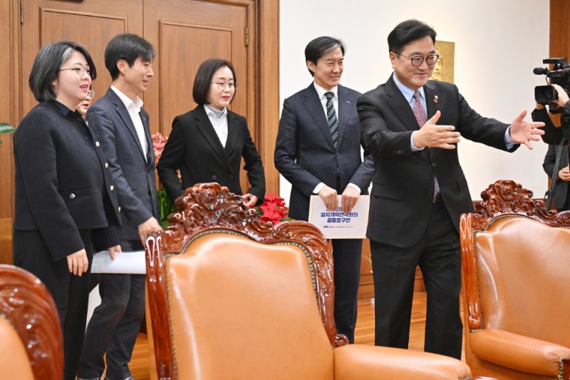 진보 야4당 우의장 면담... "정개특위에 비교섭단체 1명 제한, 매우 유감"