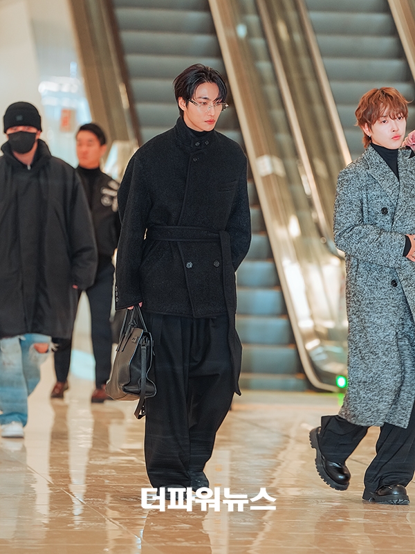 에이티즈 성화, 김포국제공항 출국
