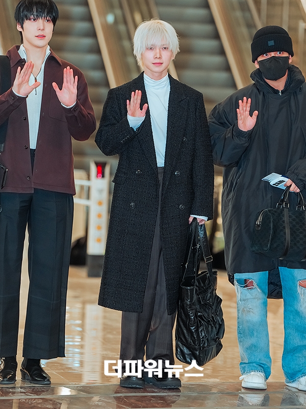 에이티즈 여상, 김포국제공항 출국