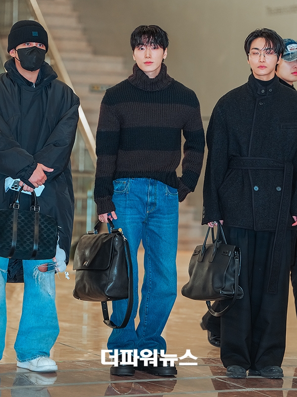 에이티즈 산, 김포국제공항 출국